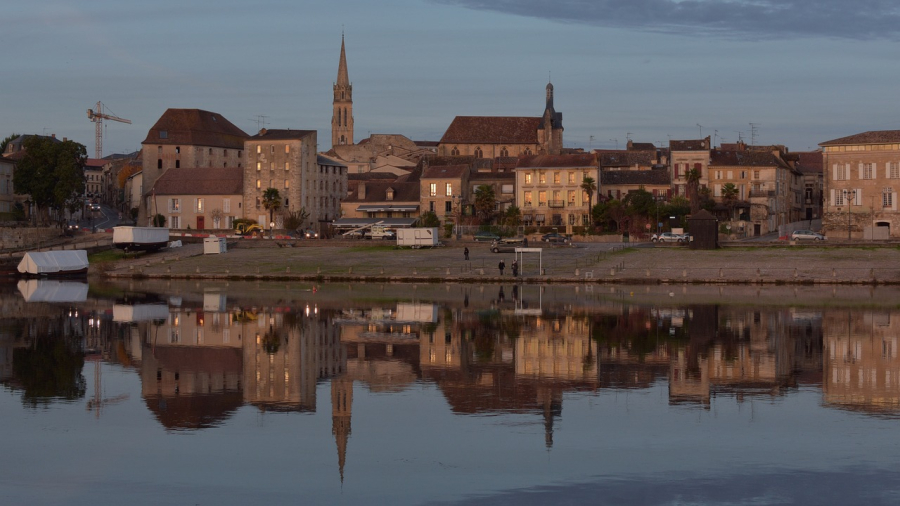 ville de Bergerac près des camping 